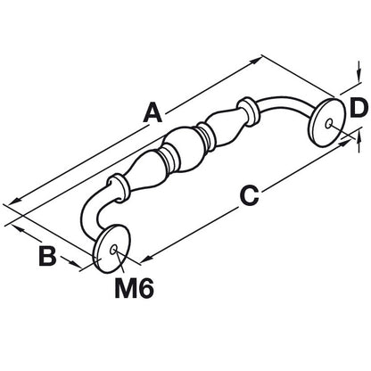 Hafele Bordeaux Appliance Pull
