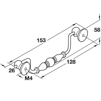 Hafele Bordeaux Bail Pull