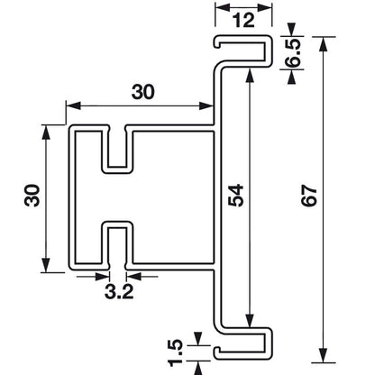 Hafele Venice Vertical Pull