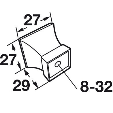 Hafele Abernathy Knob