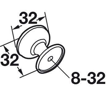 Hafele Revitalize Knob Round