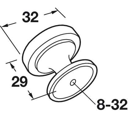 Hafele Rochdale Knob