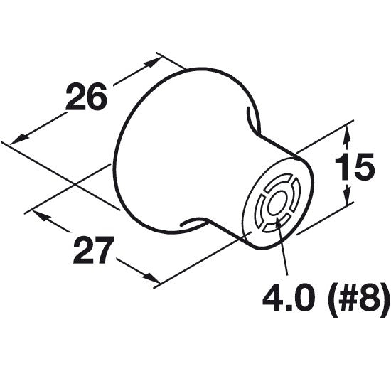 Hafele Baselitz Knob