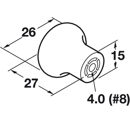 Hafele Baselitz Knob