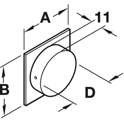 Hafele Bearden Recess Pull