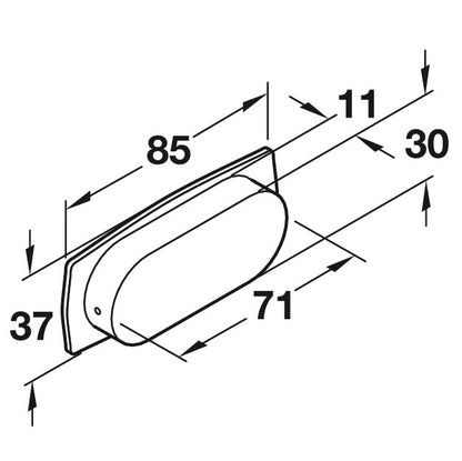 Hafele Horizon Recess Pull