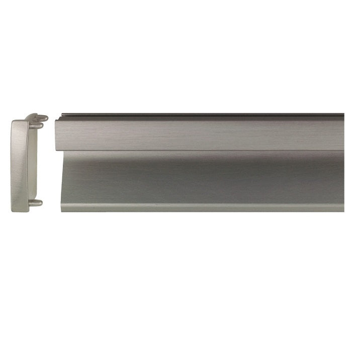 Hafele Impressions End Cap L-Profile; Use with 151.85.030
