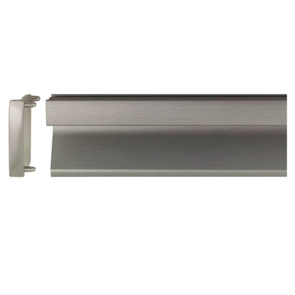 Hafele Impressions End Cap L-Profile; Use with 151.85.030