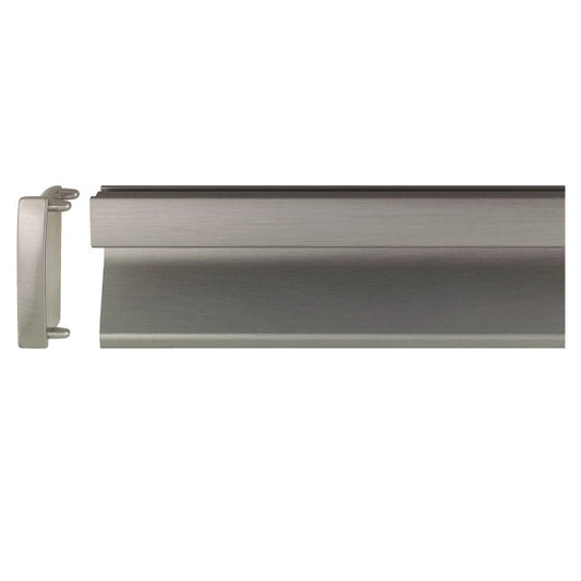 Hafele Impressions End Cap L-Profile; Use with 151.85.030