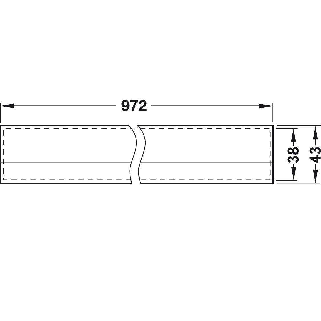 Hafele Impressions Recess Pull