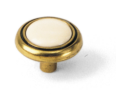 Two Tone Button Knob, First Family Collection - Laurey