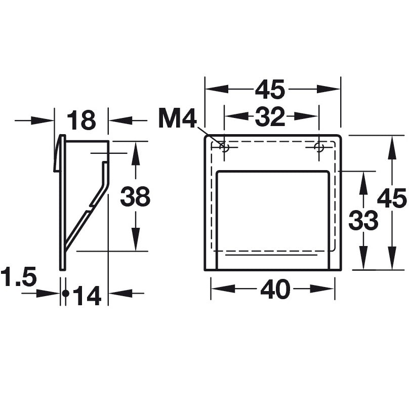 Hafele Cambio Recess Pull