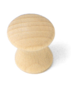 Mushroom Knob, Au Natural Wood Collection - Laurey