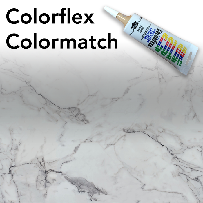 Colorflex Calacatta Marble Laminate Caulking