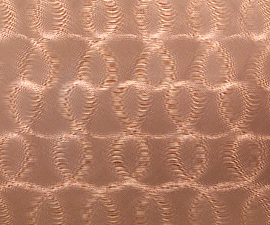 Swirled Copper 423 Metal Sheet, Large Format Designs - Chemetal