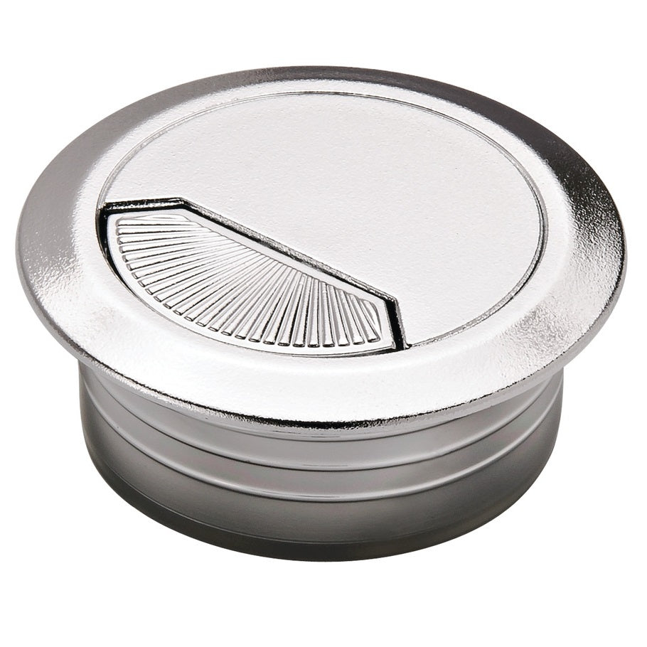 Hafele Round Two-Piece Cable Grommet with Spring Closure