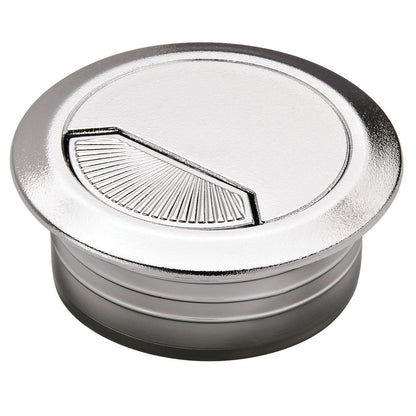 Hafele Round Two-Piece Cable Grommet with Spring Closure