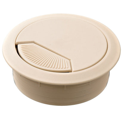 Hafele Round Two-Piece Cable Grommet with Spring Closure