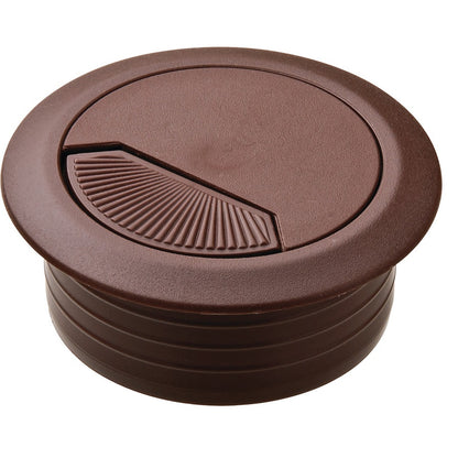 Hafele Round Two-Piece Cable Grommet with Spring Closure