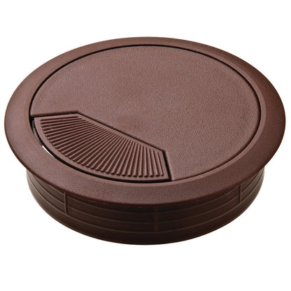 Hafele Round Two-Piece Cable Grommet with Spring Closure