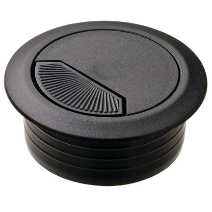 Hafele Round Two-Piece Cable Grommet with Spring Closure