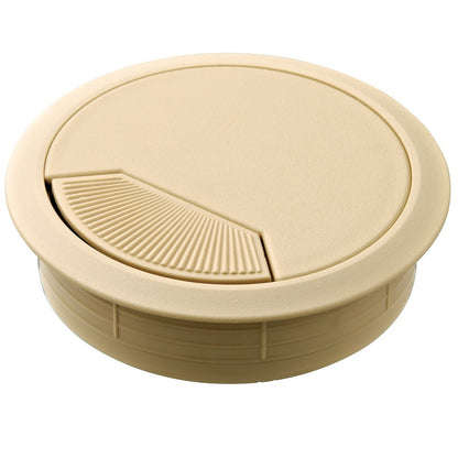 Hafele Round Two-Piece Cable Grommet with Spring Closure