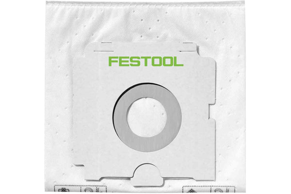 Festool 496186 SELFCLEAN Filter Bag for CT 36 E/36 AC, 5 Pack