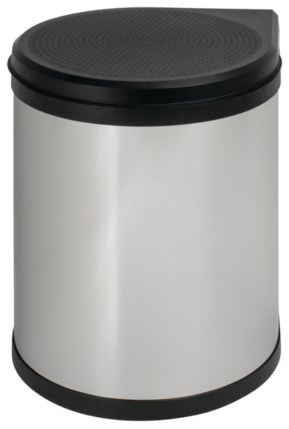 Hafele Round Swing Out Door Mount Waste Bin Pull Out, 16 Quart