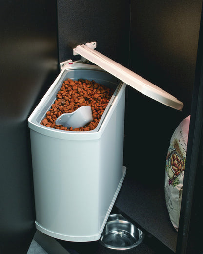 Hafele Slim Rectangular Swing Out Door Mount Waste Bin Pull Out, 19 Quart