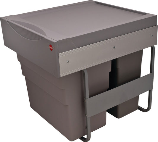Hailo Top Mount Double Waste Bin Pull Out, Euro Cargo 50
