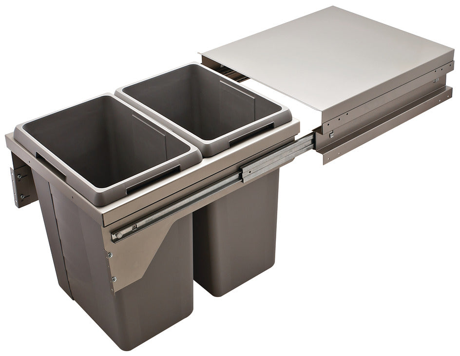 Hailo Top Mount Double Waste Bin Pull Out, US Cargo 21