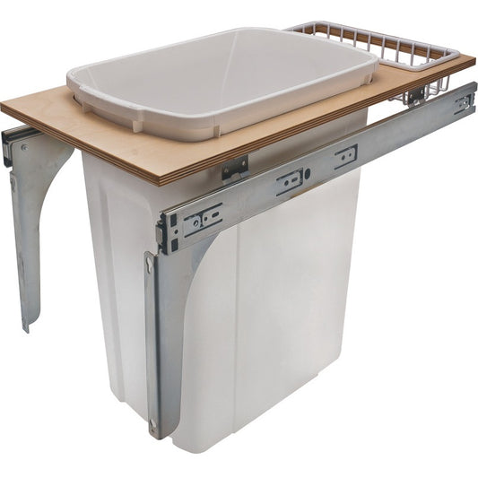 Hafele Single Side Mount Waste Bin Pull Out 35 qt and 50 qt