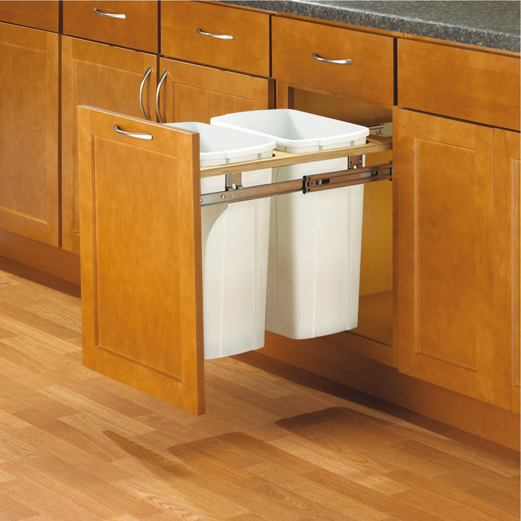 KV Side Mount Twin Waste Bin Pull Out