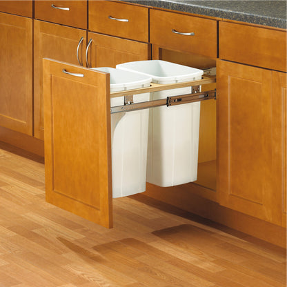 KV Side Mount Twin Waste Bin Pull Out