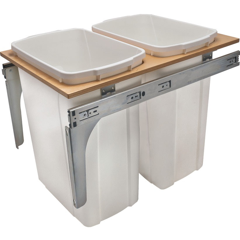 KV Side Mount Twin Waste Bin Pull Out