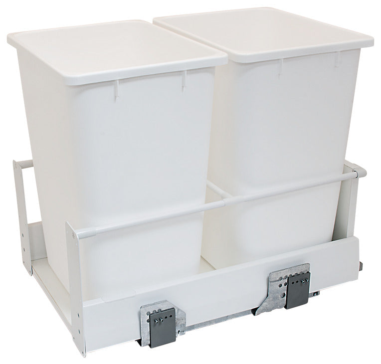 Hafele Bottom Mount Matrix Double Waste Bin Pull Out