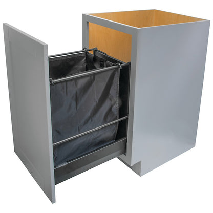 Hafele 18" Pull-Out Hamper Hailo Laundry Area