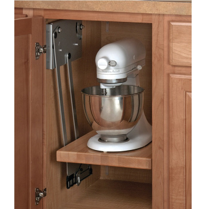 Hafele Hardware Mechanism Lift-Up Fitting, Steel, Silver