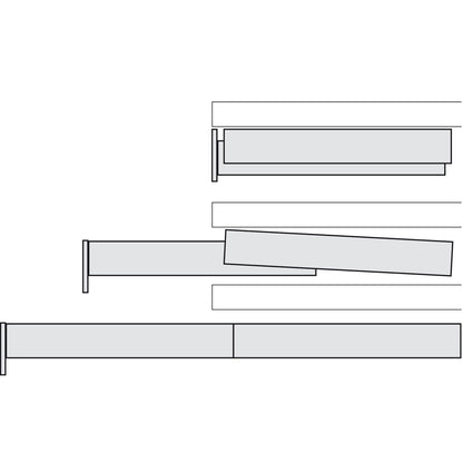 Hafele Top Flex Base Pull-Out Table Slide