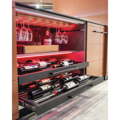 Hafele Parallel Rods for Display Wine Storage