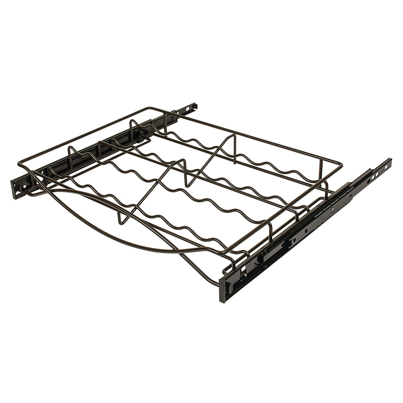 Hafele Spice Tray Base Pull-Out Full Extension Slides, for 16-22 Spices