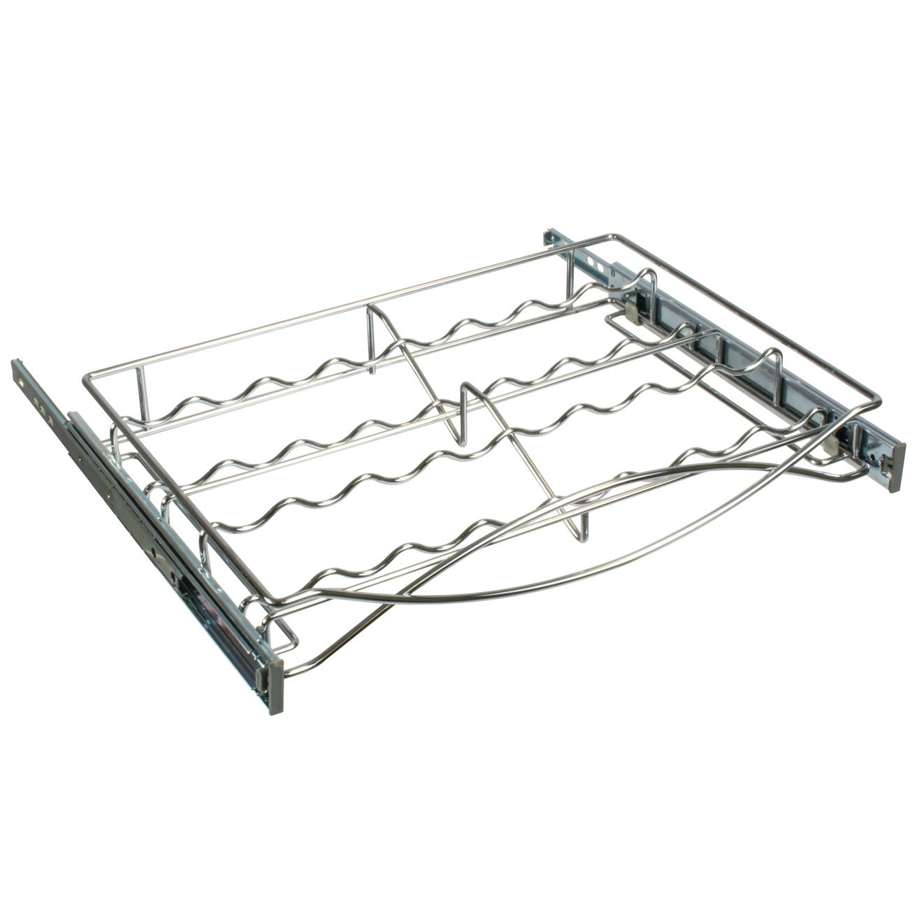 Hafele Spice Tray Base Pull-Out Full Extension Slides, for 16-22 Spices