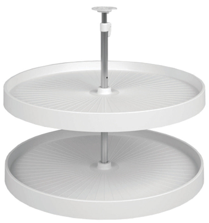 Hafele Plastic Full Circle Two-Tray Base Lazy Susan Set
