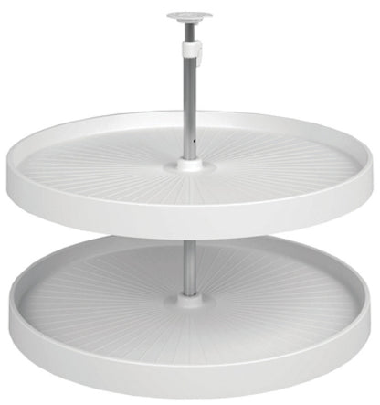 Hafele Plastic Full Circle Two-Tray Base Lazy Susan Set