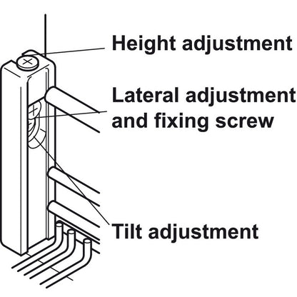 Hafele Kitchen Tower Base Pull-Out for Frameless Cabinets, Soft Close