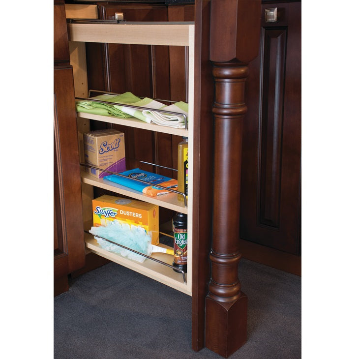 Hafele Filler Base Pull-Out Grass Elite Undermount Slides, Soft Close