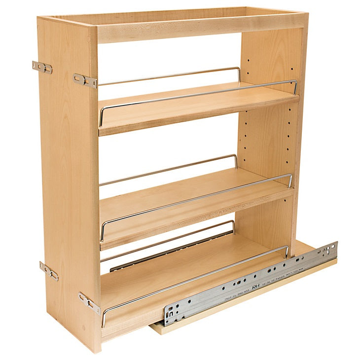 Hafele 3 Tier Cabinet Organizer Base Pull-Out Grass Elite Undermount Slides, Soft Close