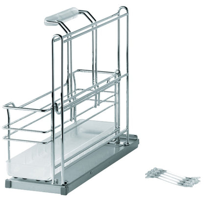 Hafele Sink Caddy w/ Removable Basket Base Pull-Out Under-Sink Organizer