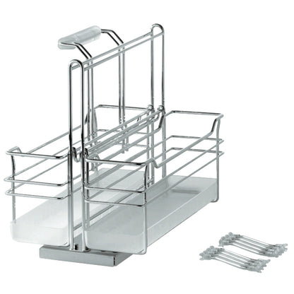 Hafele Sink Caddy, 2 Baskets (1 Removable) Base Pull-Out Under-Sink Organizer