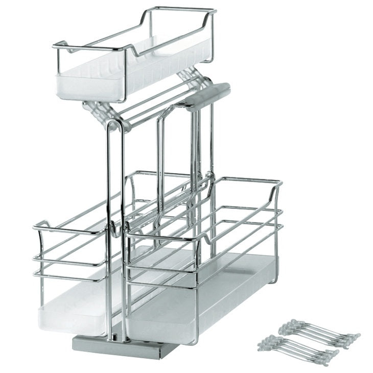 Hafele 3 Basket Cleaning Caddy Base Pull-Out Under-Sink Organizer